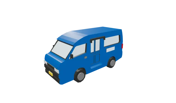 Angkot 3D Model Logo