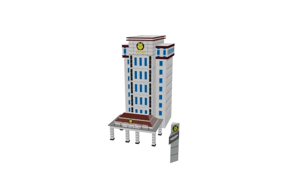 Gedung ESDM RI 3D Model Logo