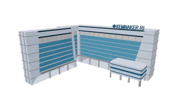 Gedung KEMNAKER RI 3D Model Thumbnail