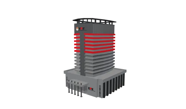 Gedung KPK 3D Model Logo