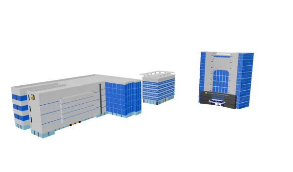 Gedung sekitar PUPR RI 3D Model Logo